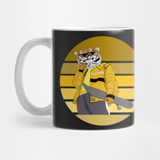 cool-tiger skater design - Gifts Mug